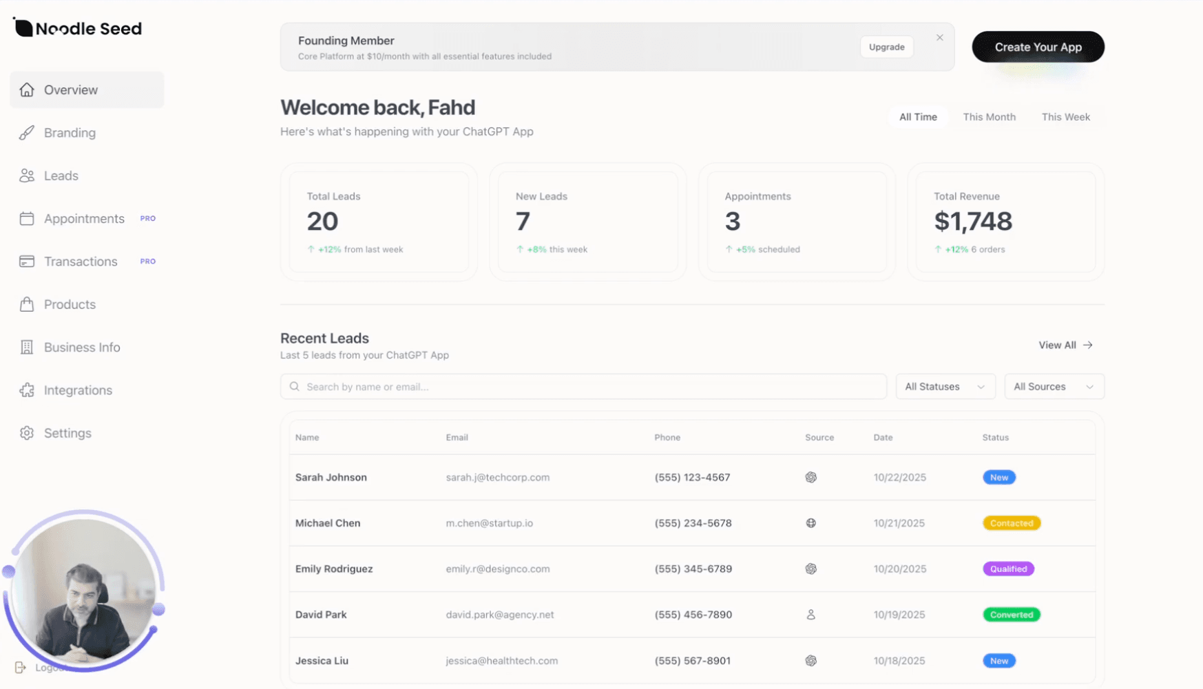 Noodle Seed Demo Video