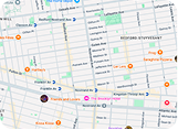 Map of nearby locations
