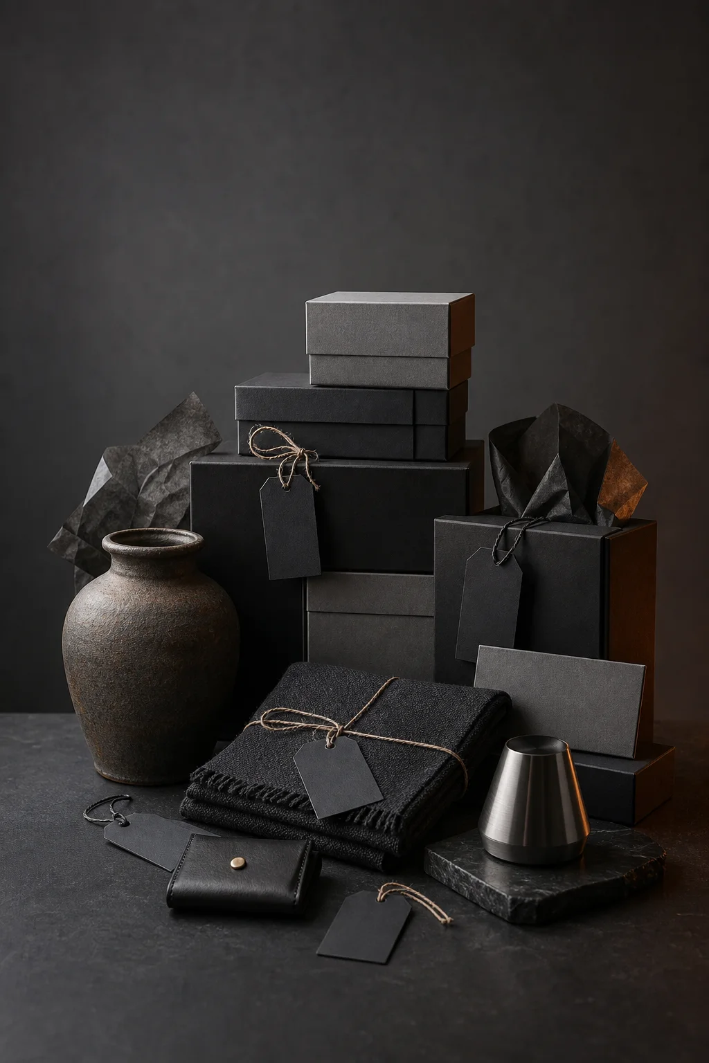 Products and parcels from several independent sellers arranged for marketplace fulfillment